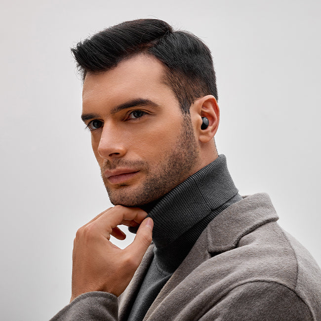 product-view 1MORE ComfoBuds Mini True Wireless Noise Cancelling Earbuds 